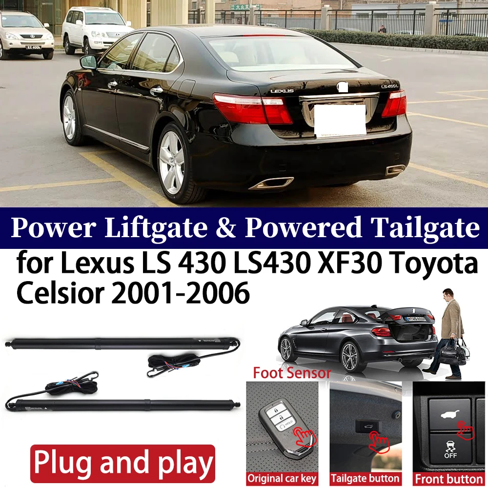 

ZhuCamX for Lexus LS 430 LS430 XF30 Toyota Celsior 2001-2006 Car Power Liftgate Automatic One-Click Powered Tailgate Strut