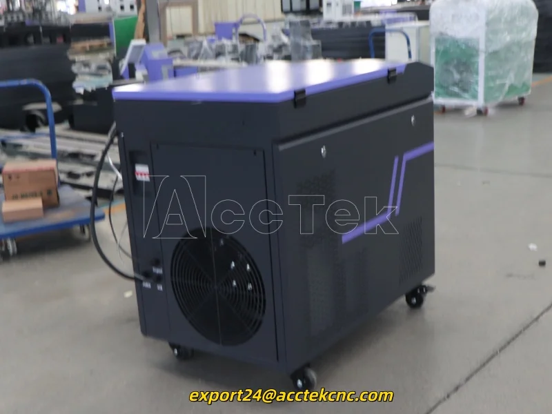 AccTek Laser 1500W 2000W 3000w 6000W Cnc 3 in 1 Saldatrici laser a fibra portatili Vendita calda Macchina per la pulizia della saldatura laser