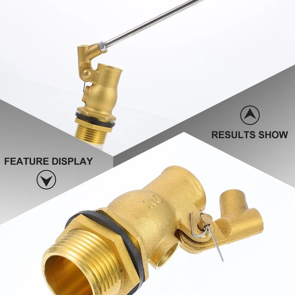 Stainless Steel DN15 Float Valve with Adjustable Rod for Precise Water Level Management in Industrial Applications