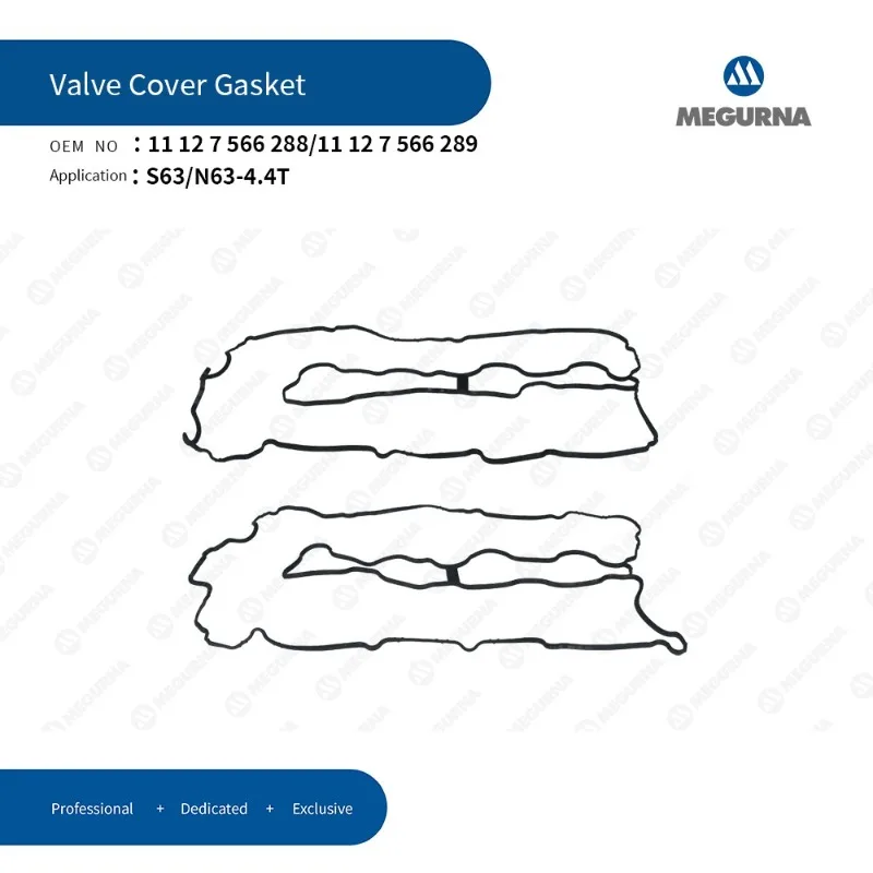 

S63/N63-4.4T Engine Valve Cover Gasket Set For BMW 550i 650i 750i 750Li X5 X6 Auto Part Car Accessories 11127566288 11127566289