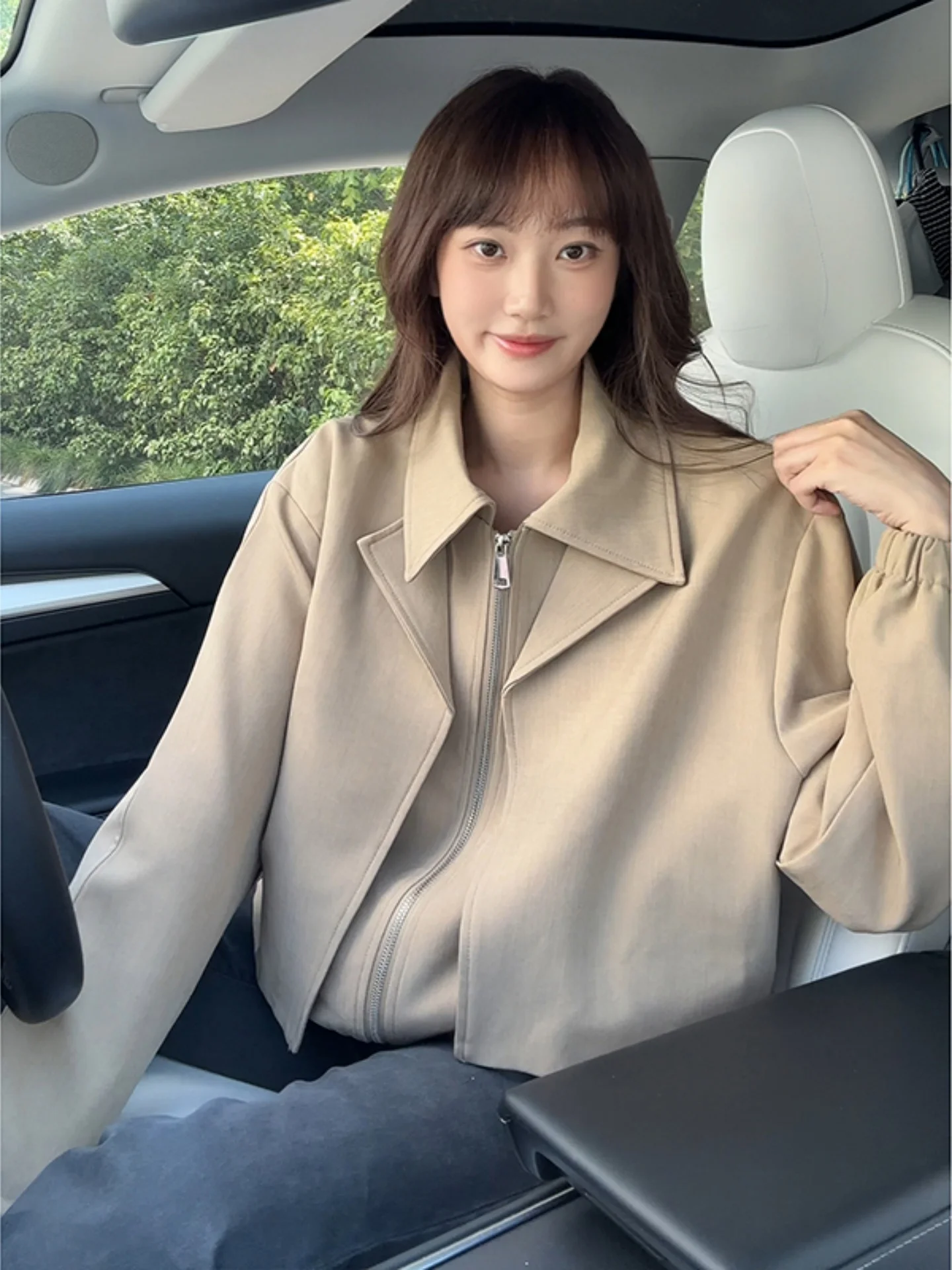 

Мужская многослойная куртка-жакет в повседневном стиле с отложным воротником, модная осенняя верхняя одежда в американском стиле Cleanfit для уличной моды