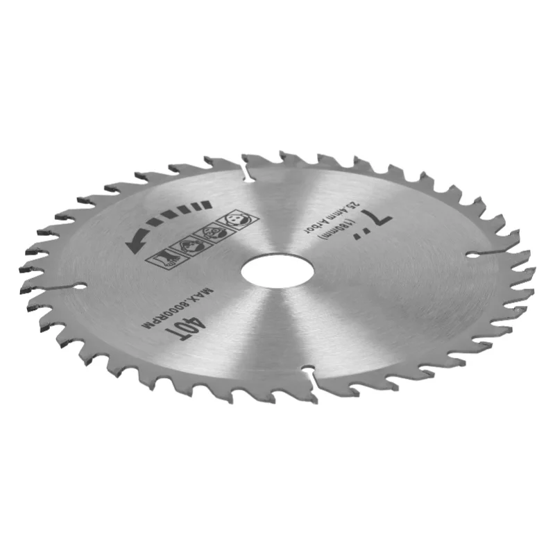7x40T 180mm Saw Blade Cemented Carbide Circular Cutting Disc Woodworking Accessory