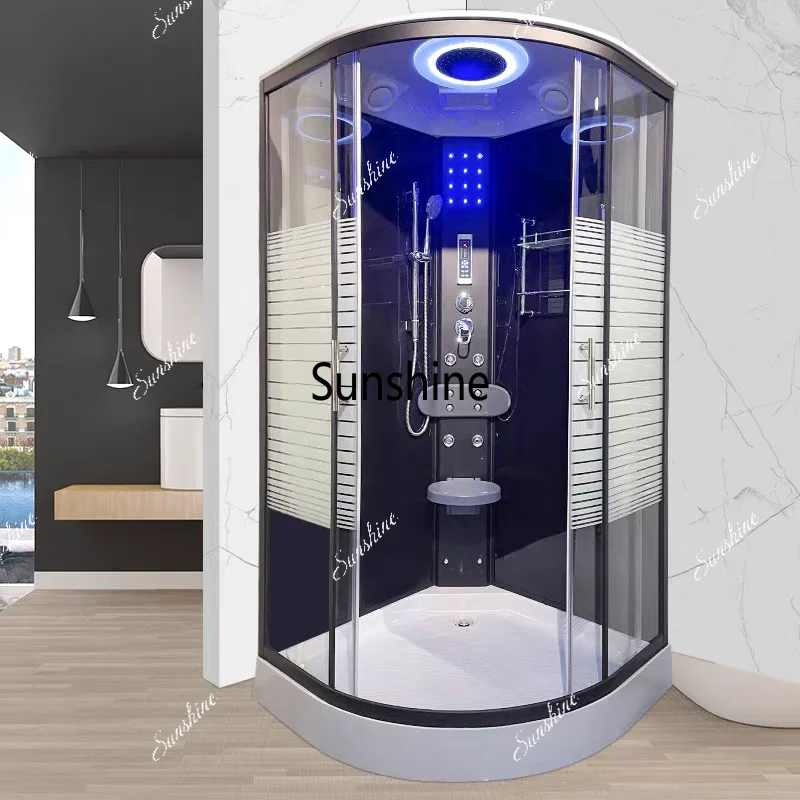 

Whirlpool Массажная стеклянная душевая кабина Компьютеризированная ареостанция Мокрая паровая ванная комната Душевая комната