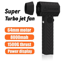 Turbo Jet Fan XL 140000 rpm High Power Jet Fan Speedy Brushless Motor Air Duster Type-C100W Fast Recharging Dust Blower Air Blow