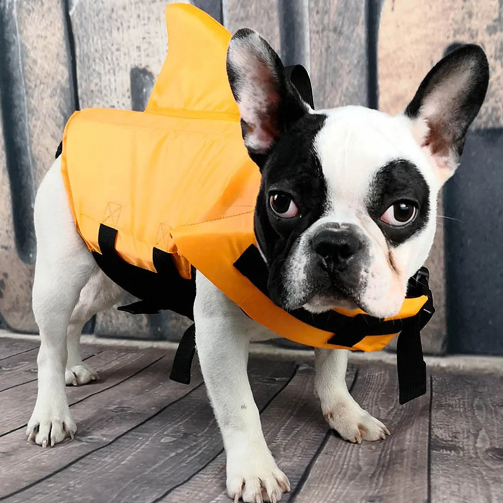 

Shark Fin Swimsuit Vest Pet Swimming Costume Nylon Pool Water Safety Floatation Puppy Swimwear Stylish Color