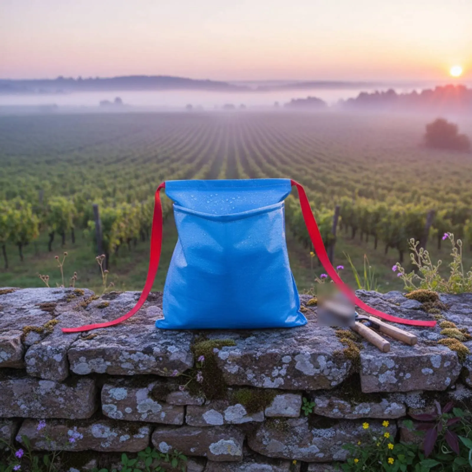 Fruit Picking Bag Waterproof Cross-Shoulder Picking Bag Gardening Equipment Hands-Unrestricted Design Harvesting Apron Easy To