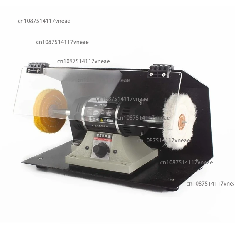 

0-10000 об/мин, 1300 Вт, 220 В, золотой мини-полировальный станок с двойным колесом, полировальный станок для кожи, машина для полировки кожи