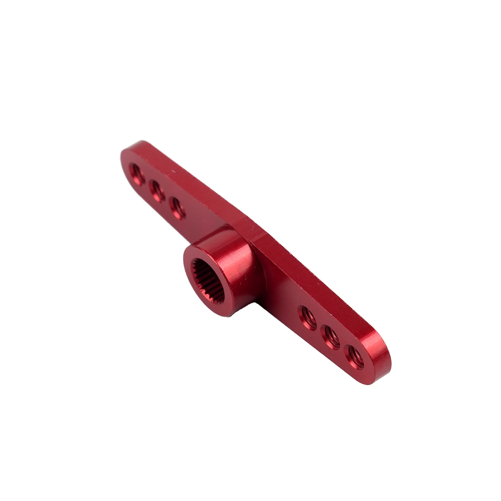 1/2/4PCS Red Aluminum Alloy Metal Servo Parts 3-hole Steering Arm 25T For Standard Servos 25T Metal Swing Horn Arm Accessories