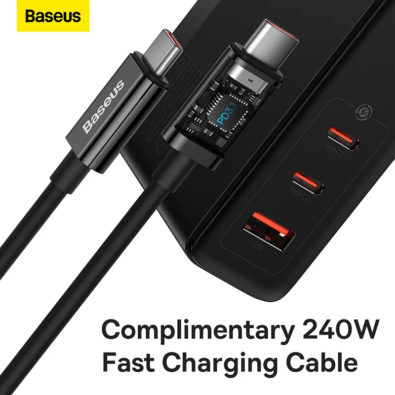 Baseus-140W GaN 5 Pro USB C 타입 충전기 PD 3.1, QC 빠른 충전 4.0 USBC 맥북 프로 아이폰 14 샤오미 고속 충전기