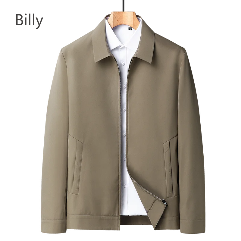 Spring and Autumn Lapel Man Trench Coat Coats for Men Fashion Men's Casual Jacket Solid Color Business Coat High Quality