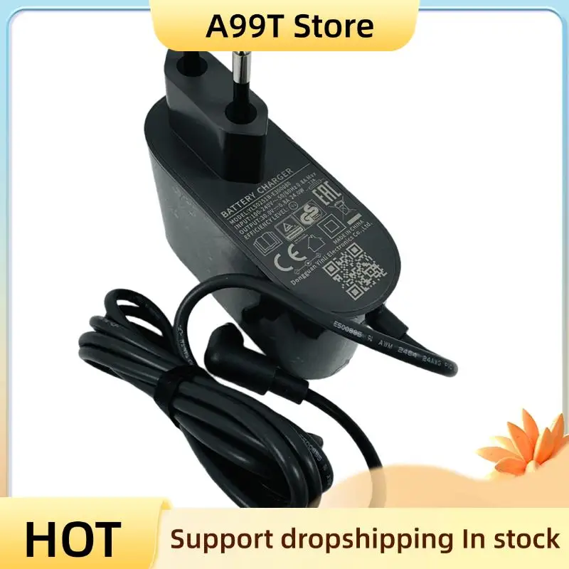 

Адаптер для зарядки A99T для Dreame V9 V10 V11 V12 V15 T10 T20 T20pro G9pro G10, запасные части для зарядного устройства для пылесоса, вилка европейского стандарта