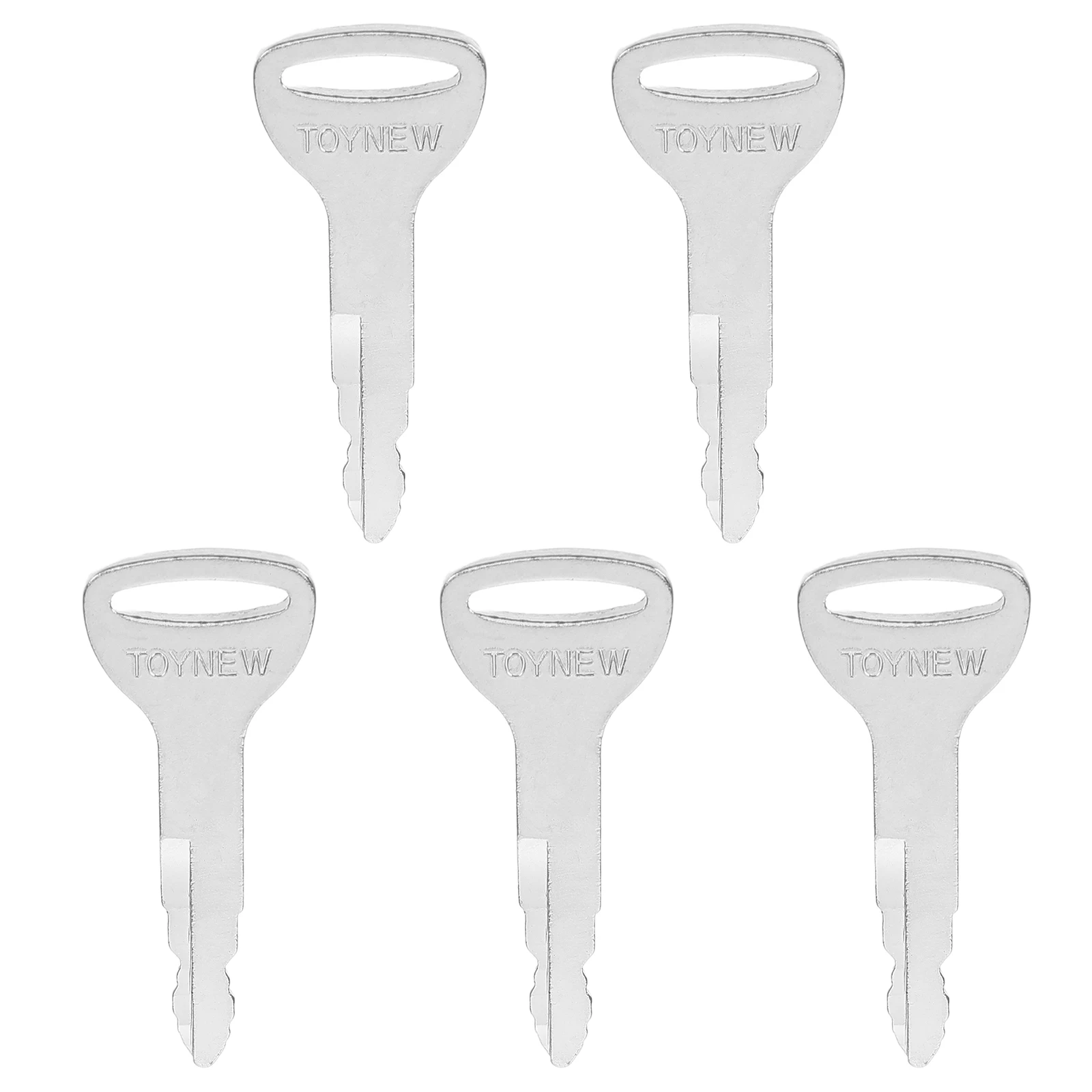 

5 pcs Ignition Keys Durable Precision Fit Easy Use Forklifts Bulldozer Replacement Equipment Loader Mower Grader Crane Logging