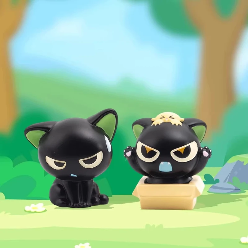 Genuino The Legend of Hei Dessert House Series Scatola cieca Piccola bambola di particelle Ornamento da tavolo Regalo di Natale Anime Periferico