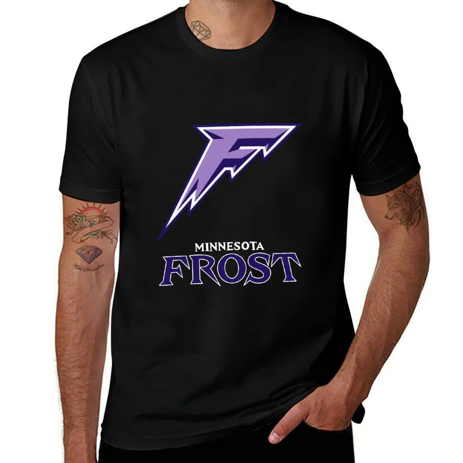 

Minnesota Frost PWHL logo T-Shirt Daily Wear Print T-Shirt