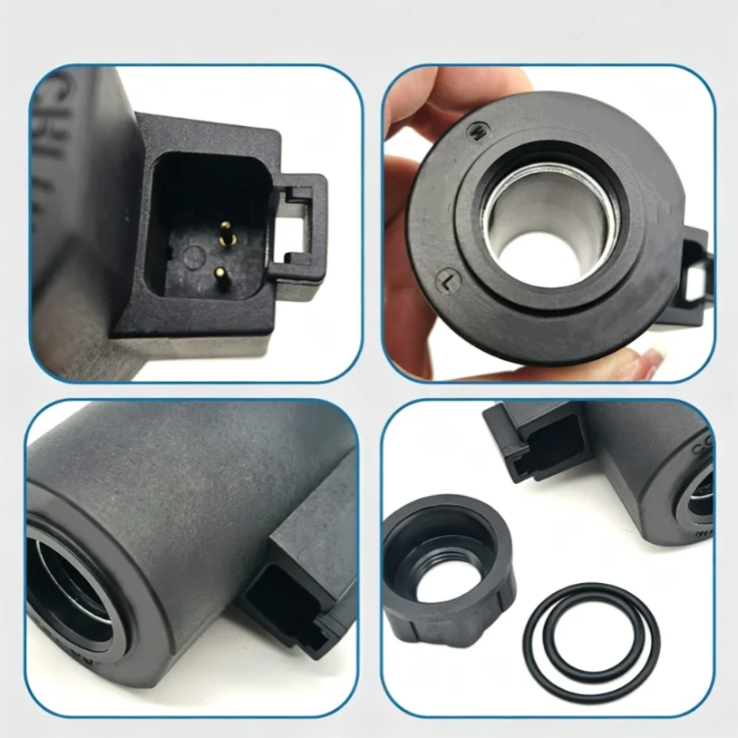 14550884 Solenoid Coil for Pilot Safety Lock System Compatible with For Volvo EC210B EC240B EC290B Hydraulic Valve