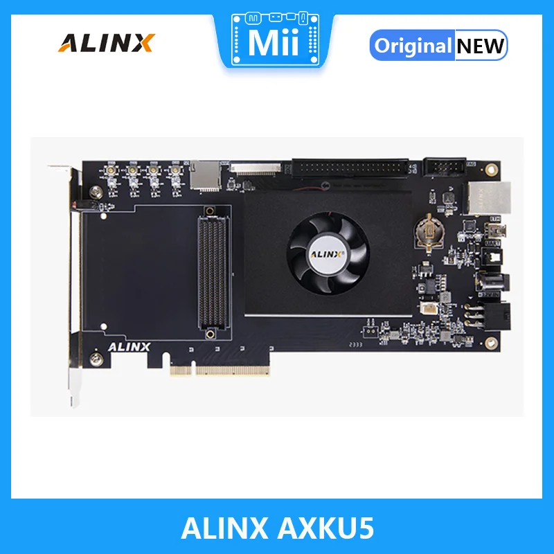 ALINX AXKU5 FPGA Development board Xilinx Kintex UltraScale+ Evaluation Boards & Kits PCIE3.0 GTY XCKU5P AXKU5