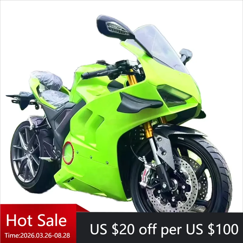 YC Emili V4 Fashion 72v Lithium Battery Electric Off-Road Sports Scooter Motorcycle 3000W-5000W Street Legal 300kg Load