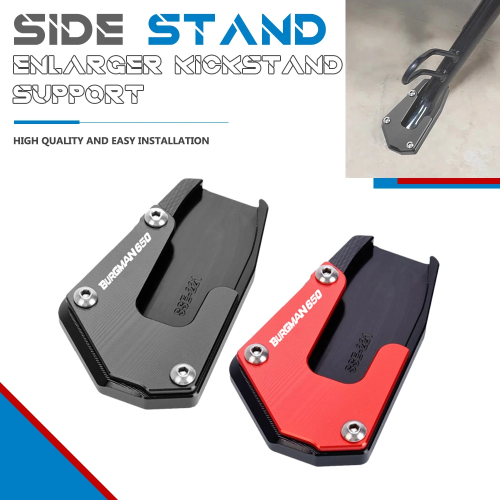 

Kickstand Plate Extension Pad Side Stand For SUZUKI BURGMAN650 AN650 BURGMAN 650 2013-2020 2021 2022 2023 2015 2016 2017 2018