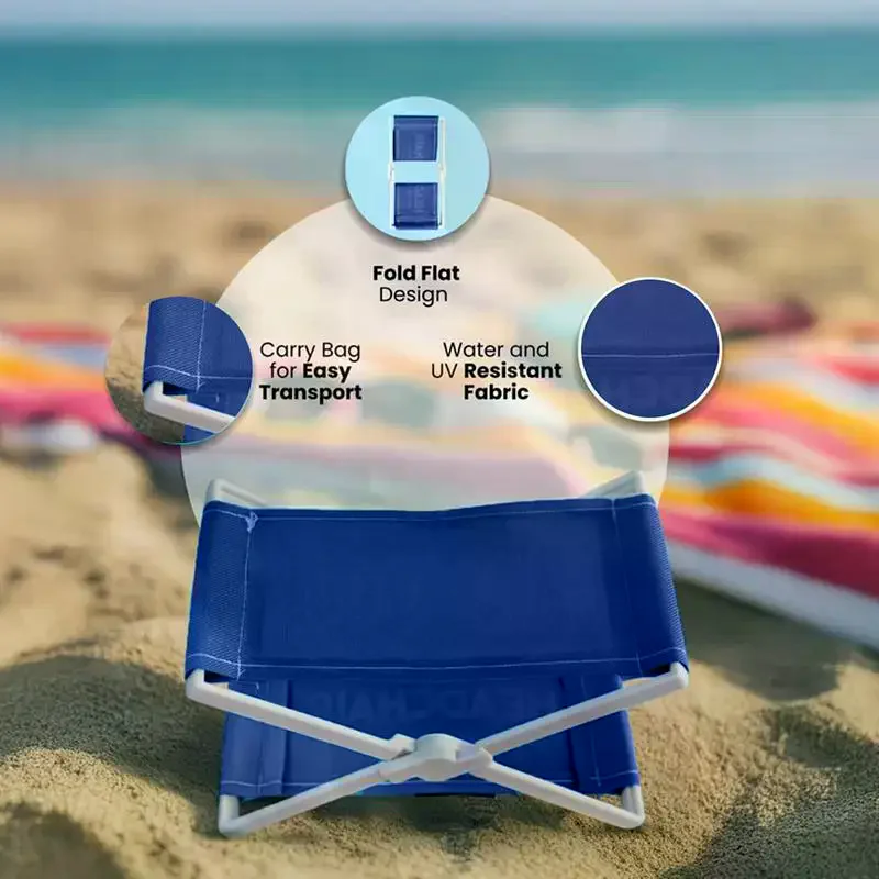 Camp Pillow Waterproof Ergonomic Neck Support Foldable Compact Pillow Beach Supplies For Adults Kids Indoor Outdoor