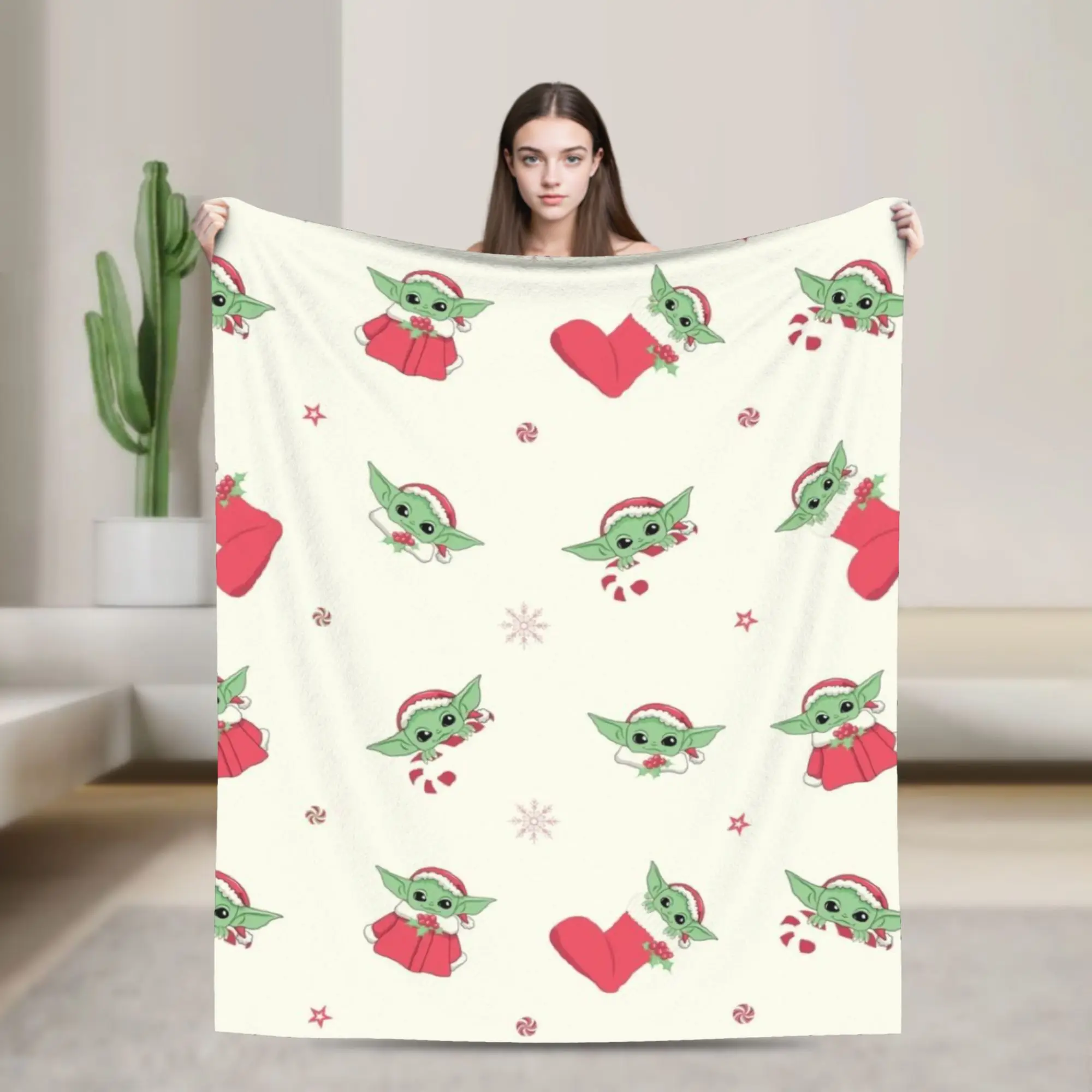 Grogu W-Warss Baby Yodas Christmas Blanket Street Trend Plush Throw Blanket For Home Decor Camping Flannel Bedspread Bed Cover Grogu W-Warss Baby Yodas Christmas Blanket Street Trend Plush Throw Blanket For Home Decor Camping Flannel Bedspread Bed Cover