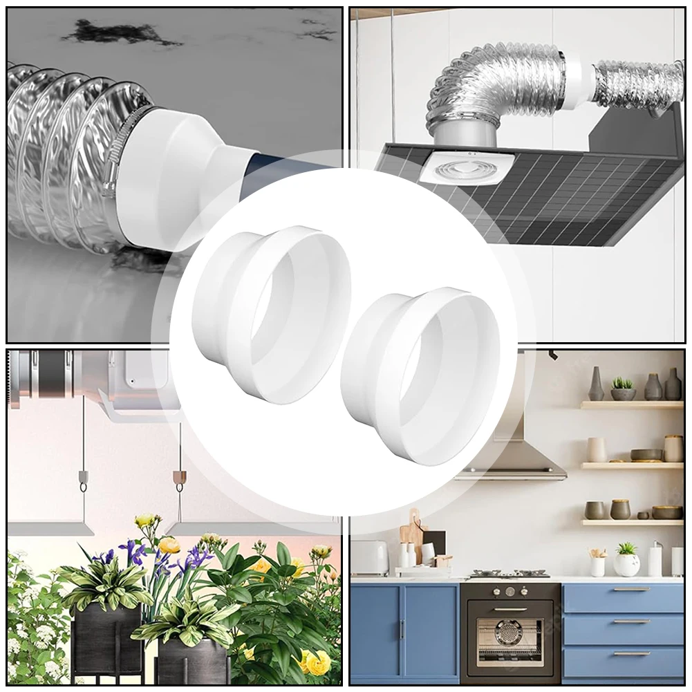 Ducting Projects ABS Pipe Connector 150mm To 100mm Compact Storage Lightweight Design Optimized Air Circulation