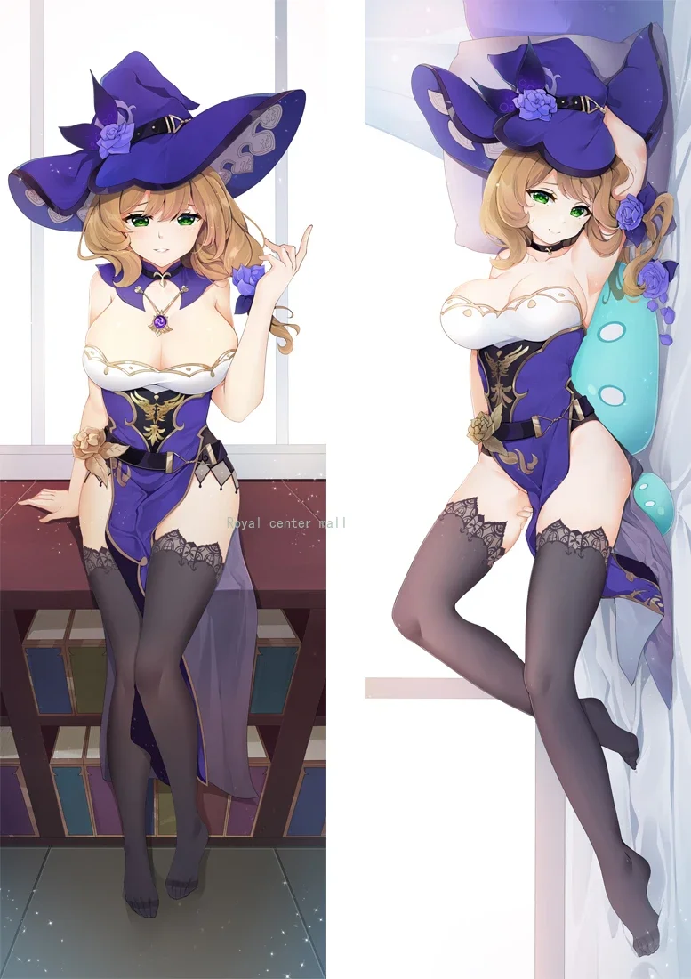 

60x180 см игра аниме Genshin Impact Lisa косплей Dakimakura наволочка обнимающее тело реквизит наволочка