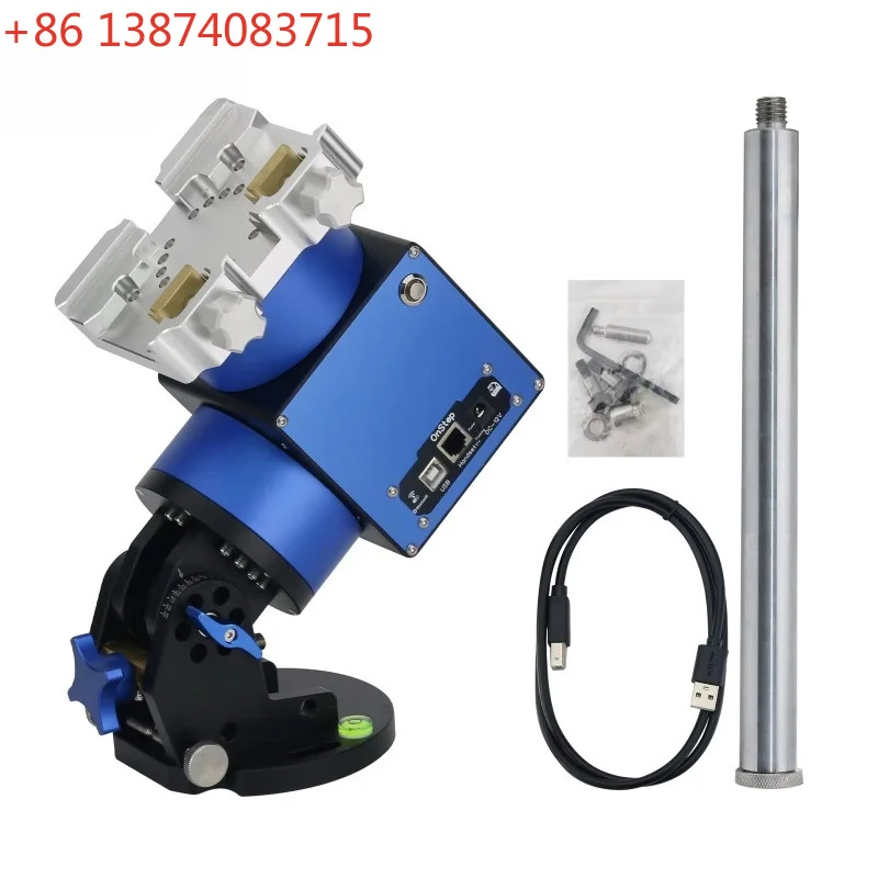 teseek JUWEI-17 Harmonic Equatorial Mount Wide Dovetail Groove for Astronomical Telescope Compatible with Theodolite Mode