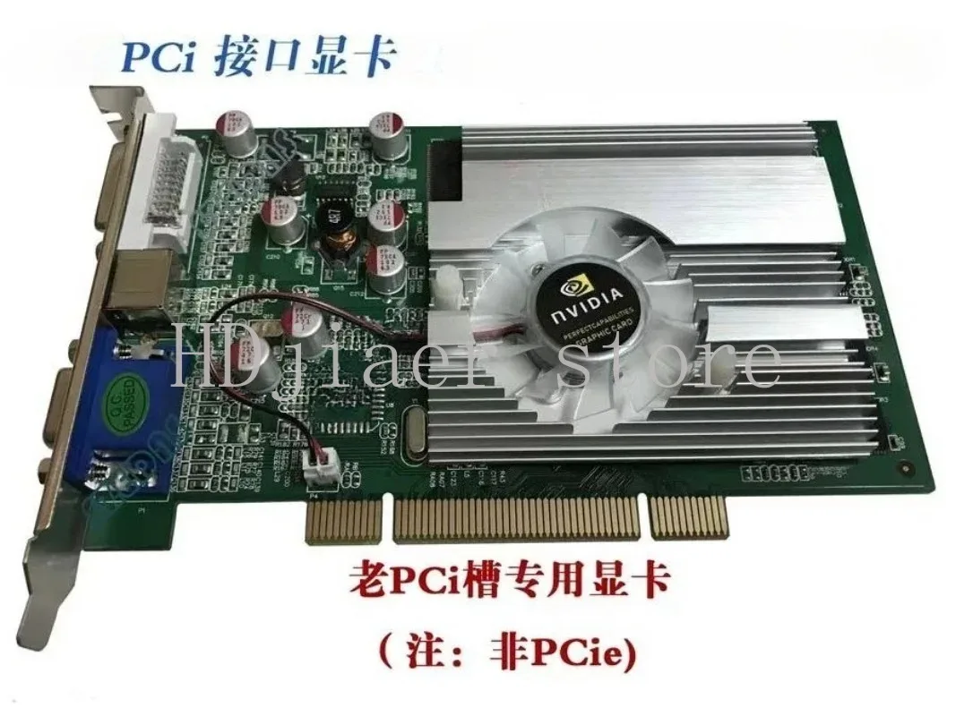 

Винтажная независимая видеокарта PCI GeForce FX 5500 — 128 МБ, DVI + VGA
