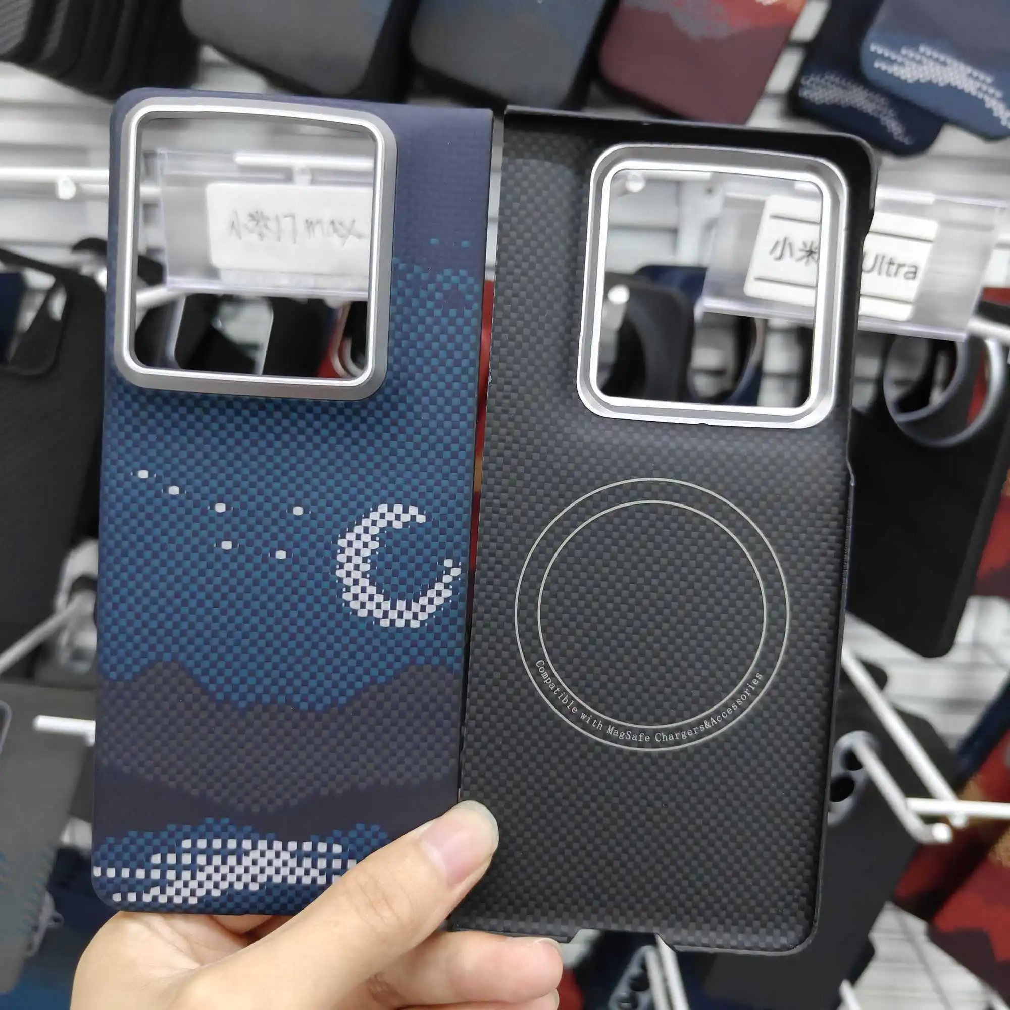 For Motorola Razr Fold Case Magnetic Magnetic High-end Kevlar Texture Skin-friendly Cover For MOTO Razr Fold Shockproof Funda