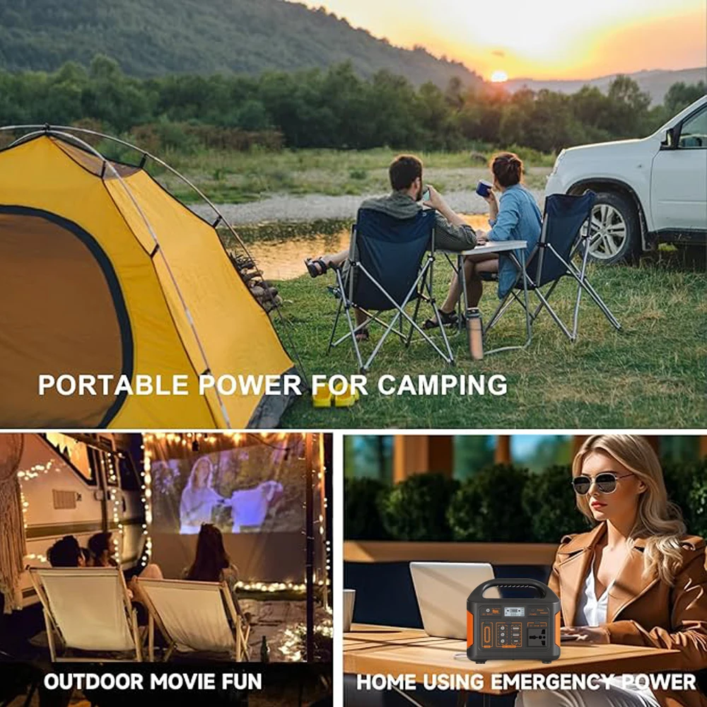 Gaiaray 500 W tragbares Kraftwerk 460 Wh LiFePO4 Solargenerator 220 V Ladestation USV-Kraftwerk für Camping-Notfälle – Detail 18