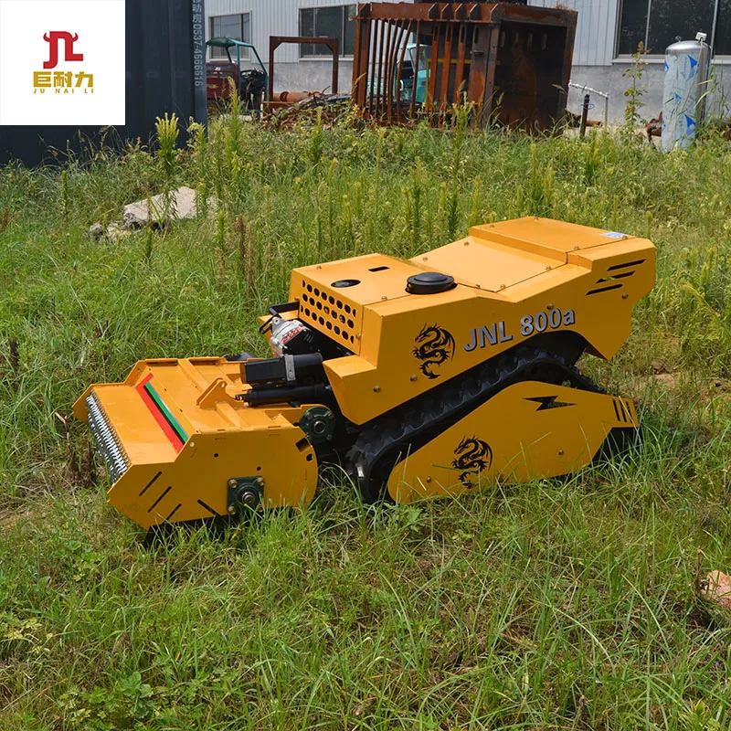 Remote-controlled Agricultural Lawn Mower Intelligent Lawn Trimmer Diesel-powered Crawler-type Multi-terrain Working Machine