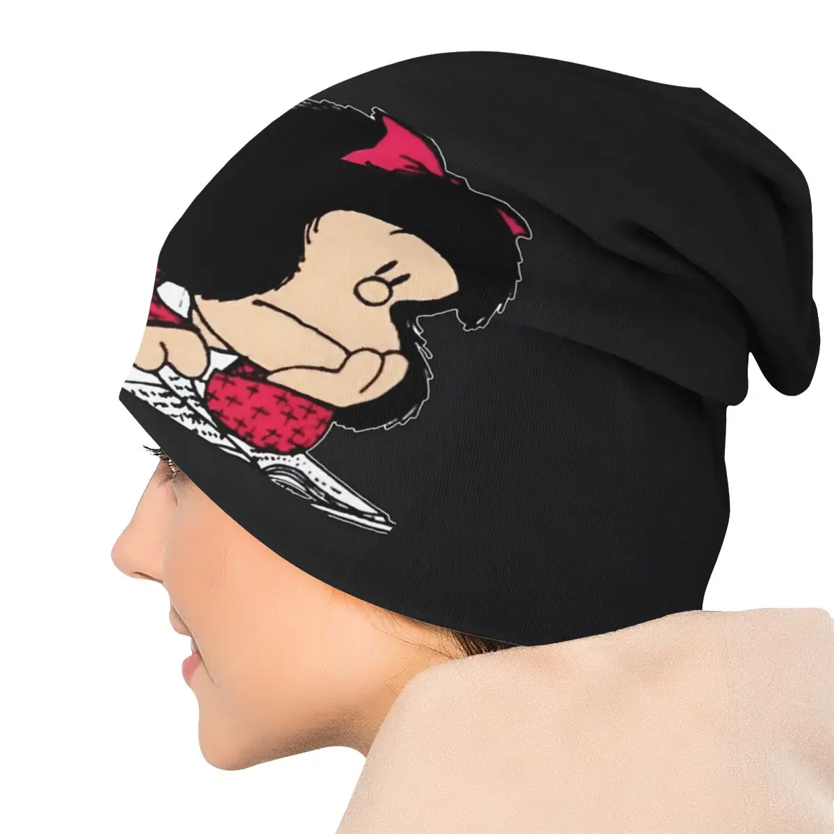 Mafalda Unisex, gorro de senderismo de doble capa, sombreros finos para hombres y mujeres