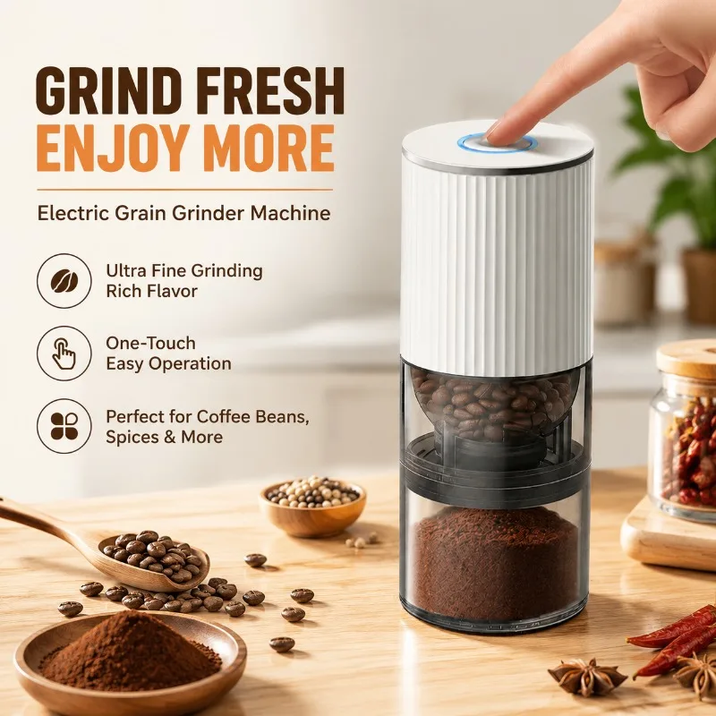 Electric Multifunctional Powder Grinder Household Ultra Fine Crushing Machine Coffee Beans Pepper Chinese Prickly Ash Milling