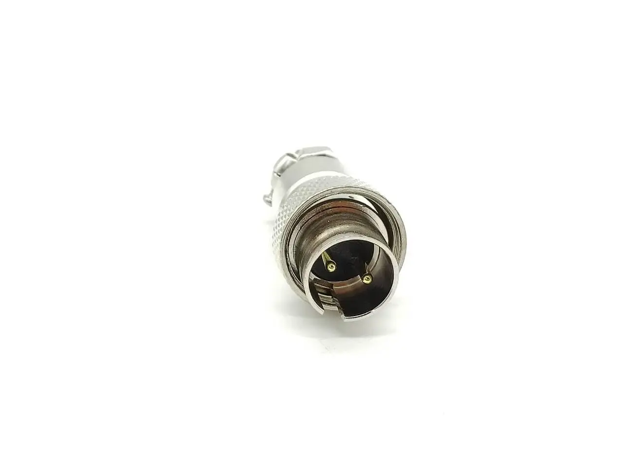 GX16-2 Aviation Plug Male Cable Connector 2 Pin Straight Reverse Thread Lock