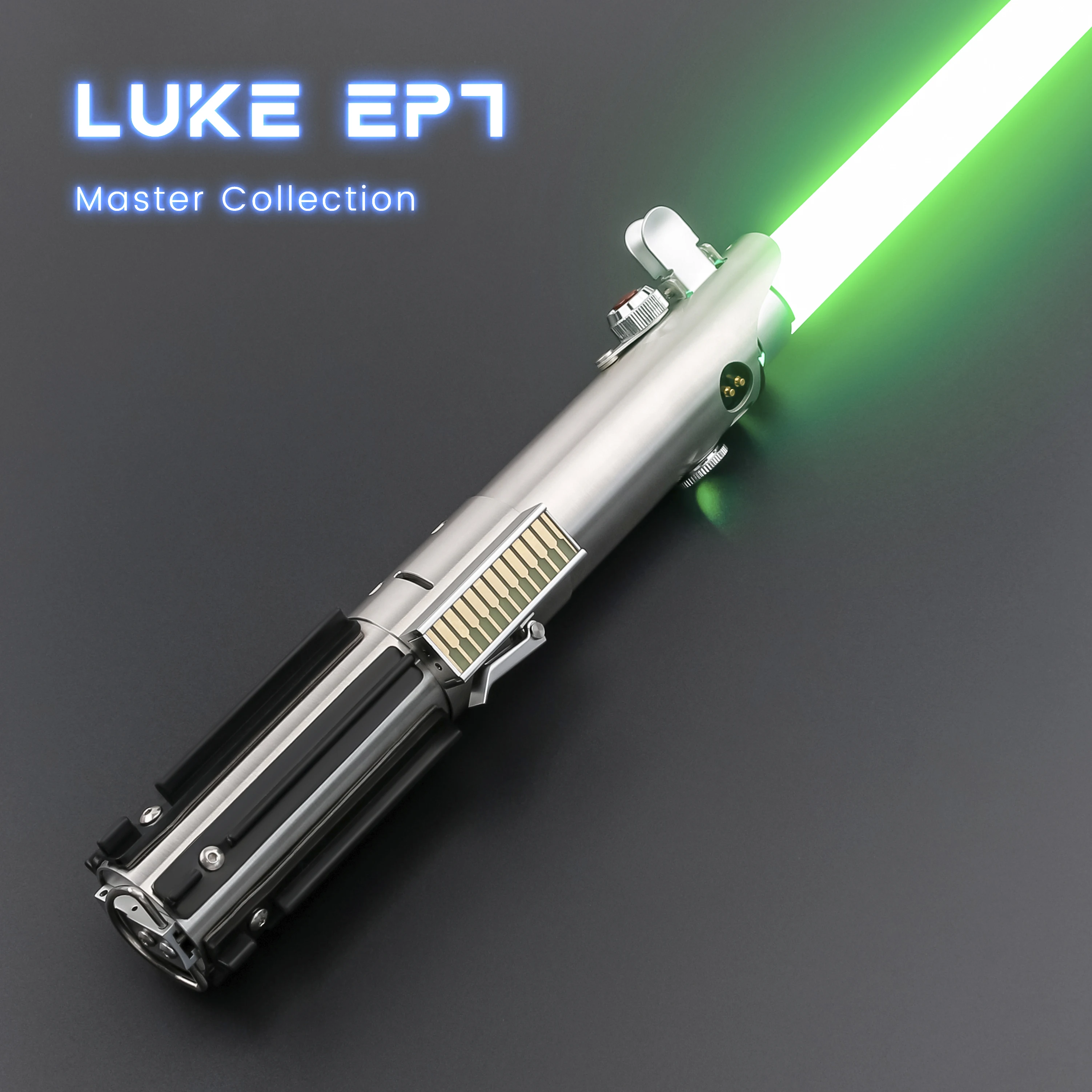 

TXQSABER Luke Skywalker Luke EP7 Lightsaber RGB Neopixel Smooth Swing Laser Sword FOC Melt Force 27 Sounds 12 Colors Change Jedi