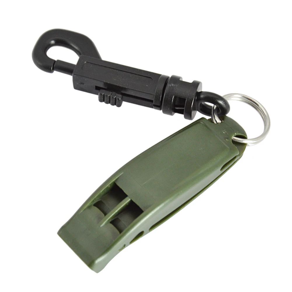 Dual Frequency Emergency Whistle One-piece Design Sos Whistle Loud Voice High Low Audio Whistle Strong Penetration Diving Rescue