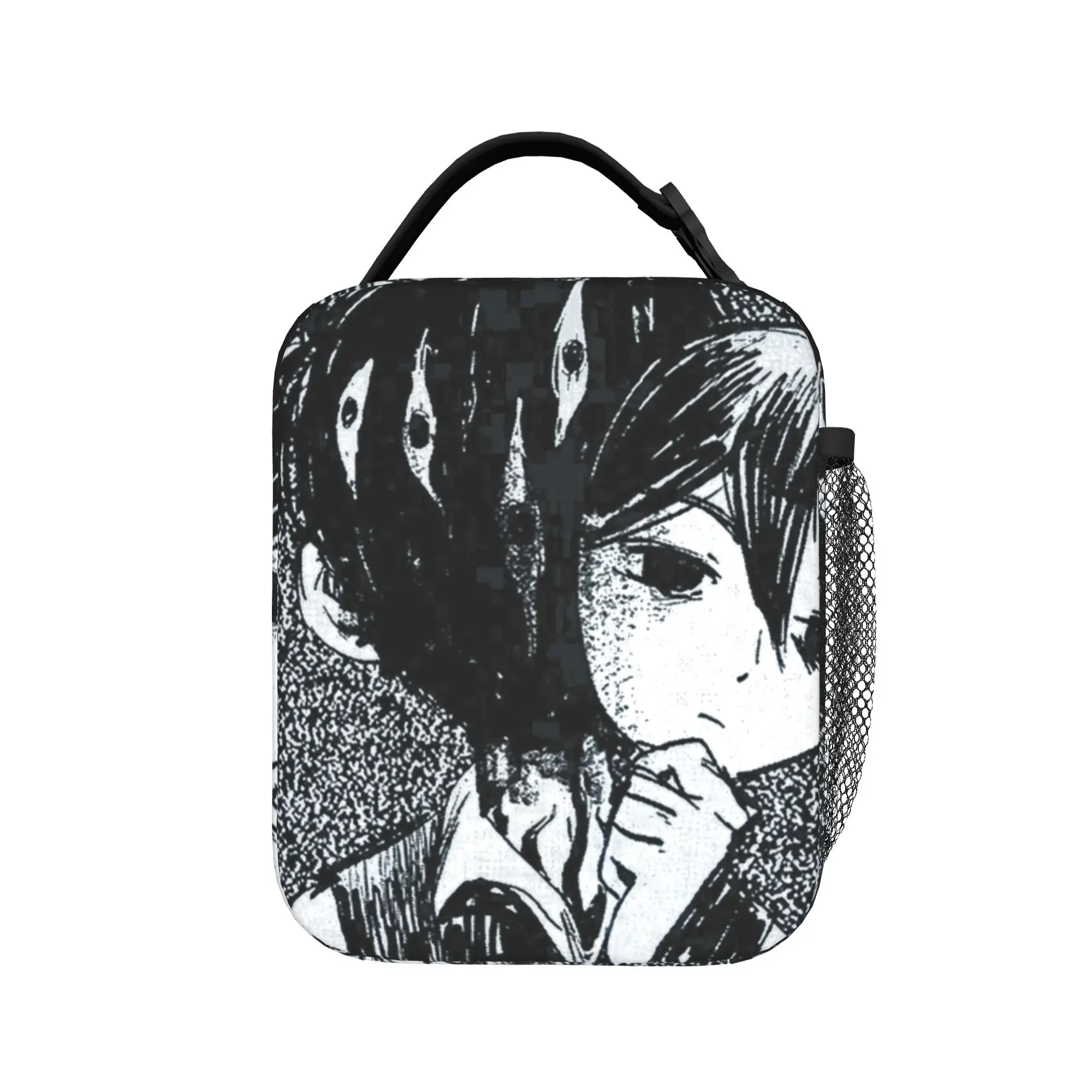 Omori Thermal Insulated Lunch Bags for Office Anime Horror Game Portable Food Bag Thermal Cooler Lunch Boxes