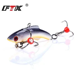 FTK Swimbait Minnow – Señuelo duro 4,3-5,5 cm para lucio winter fishing