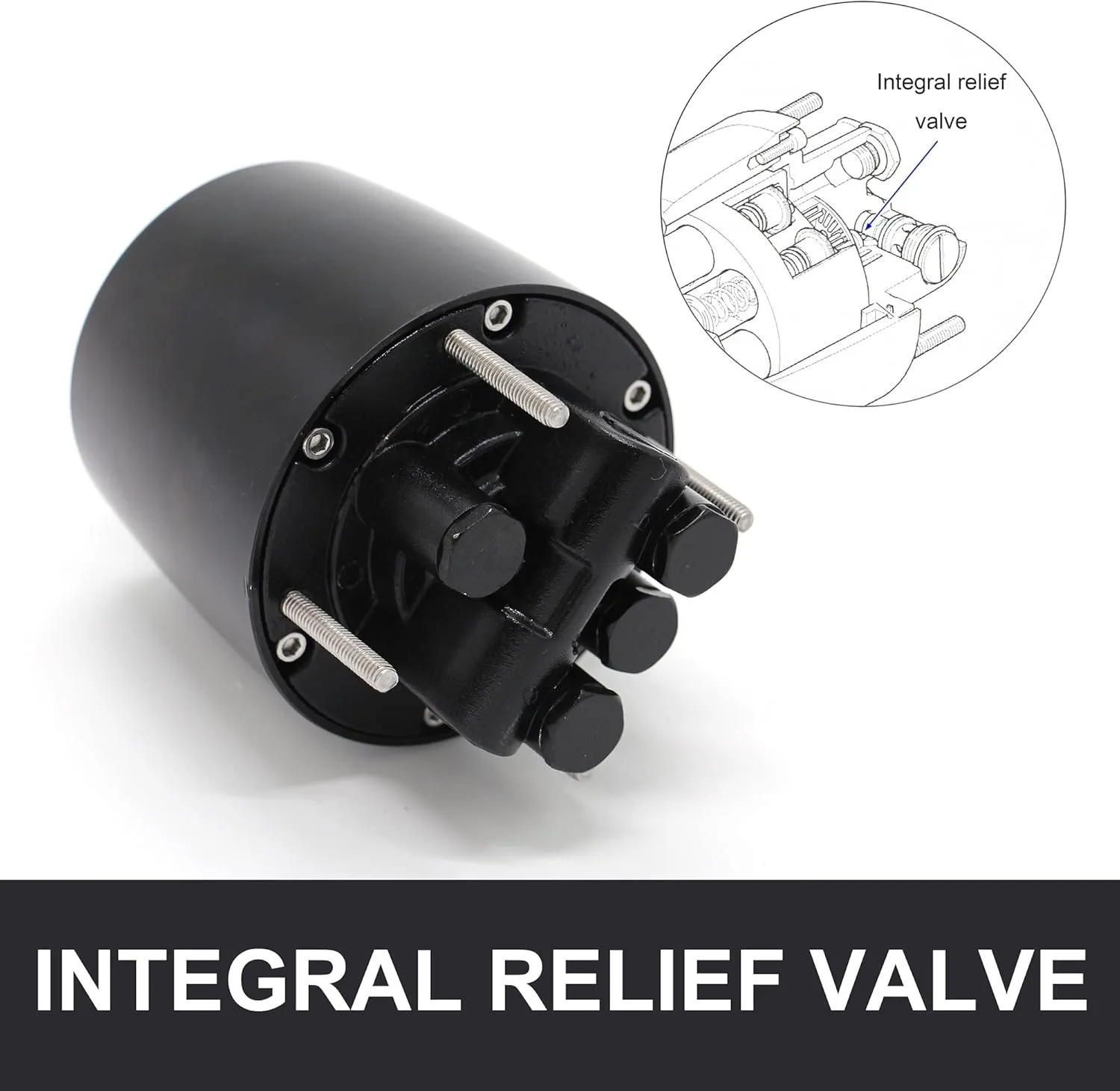 طقم توجيه هيدروليكي للمحركات الخارجية حتى 300 حصان مع مضخة خوذة وأنابيب أسطوانية للمستلزمات البحرية-ZA0350V2