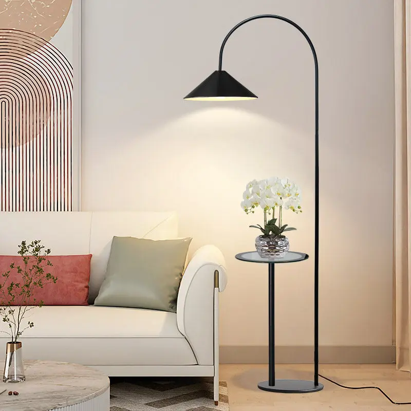 Floor Fishing Lamp Modern Minimalist Smart Ambient Standing Light Luxury Art Desk Lamp for Living Room Sofa Side