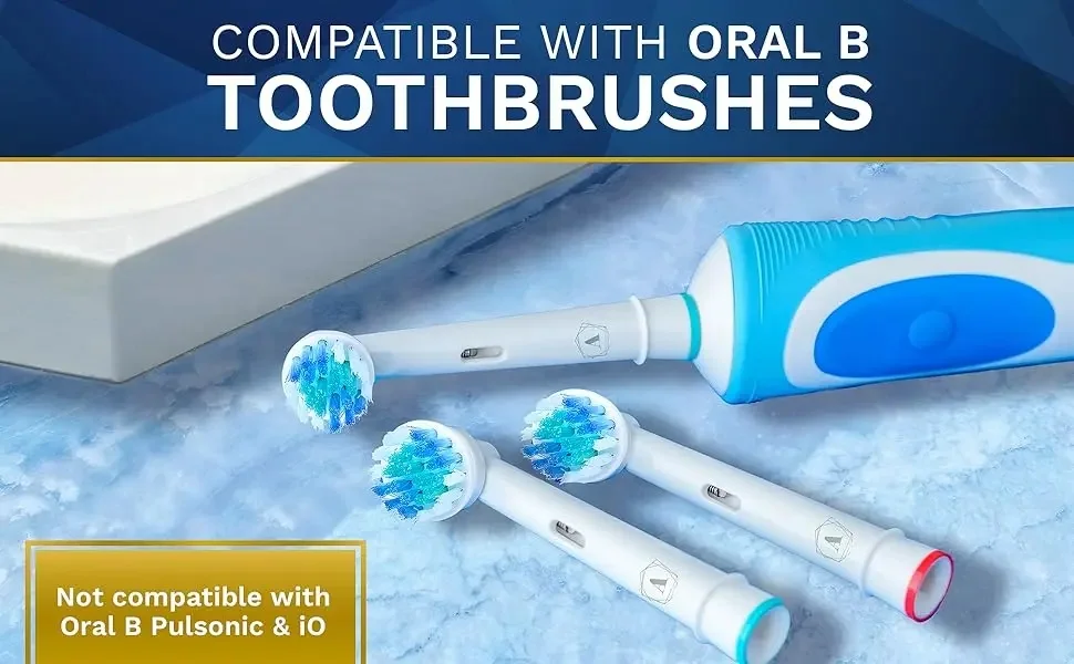 4/8/12/16 Stück Ersatz-Zahnbürstenköpfe, kompatibel mit Oral-B Braun Professional elektrischen Zahnbürstenköpfen, Bürstenköpfe – Detail 11