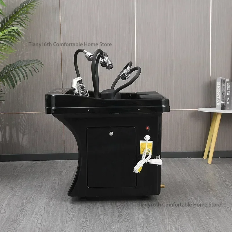 

Shampoo Basin Removable SPA Constant Temperature Heating Shampoo Chair Barber Shop Styling Hair Salon Furniture Cama De Champu