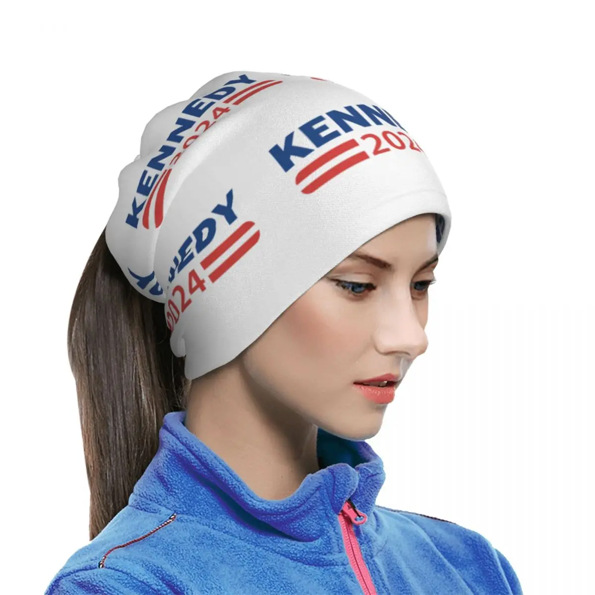 Vote Kennedy 2024 For President Multifunctional Elastic Neck Gaiter Dust Proof Face Cover Bandana Unisex for Hiking Fishing