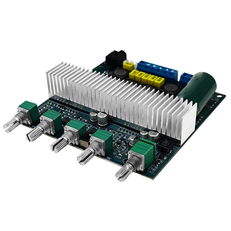 TPA3116 Plastic Amplifier Board 2.1 Channel High Power Bluetooth 5.0 Audio Amplifiers DC12V-24V 2X50W+100W