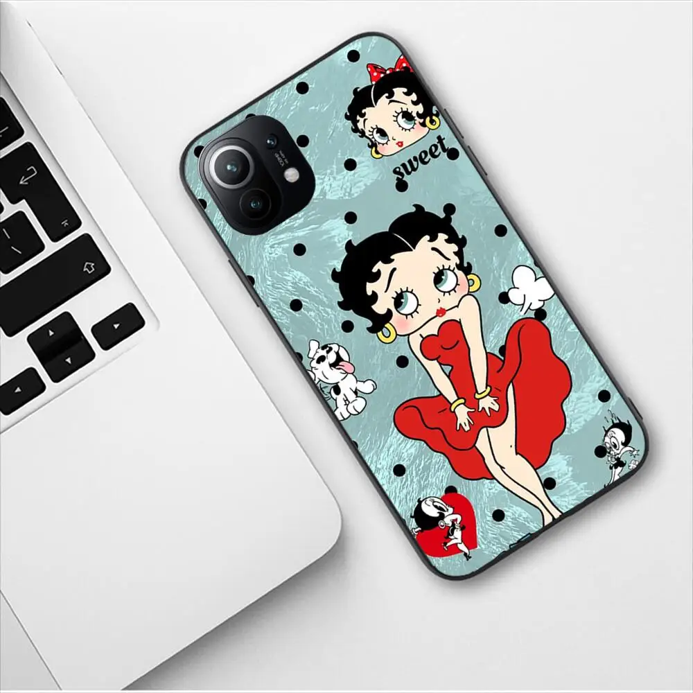 Sexy Girl B-Betty Black Phone Case For Xiaomi 13 12 11T 9 11 10C 9T 8 9SE 11i Lite Ultra Note10 Poco F3 M4 M3 Pro TPU Soft Cover