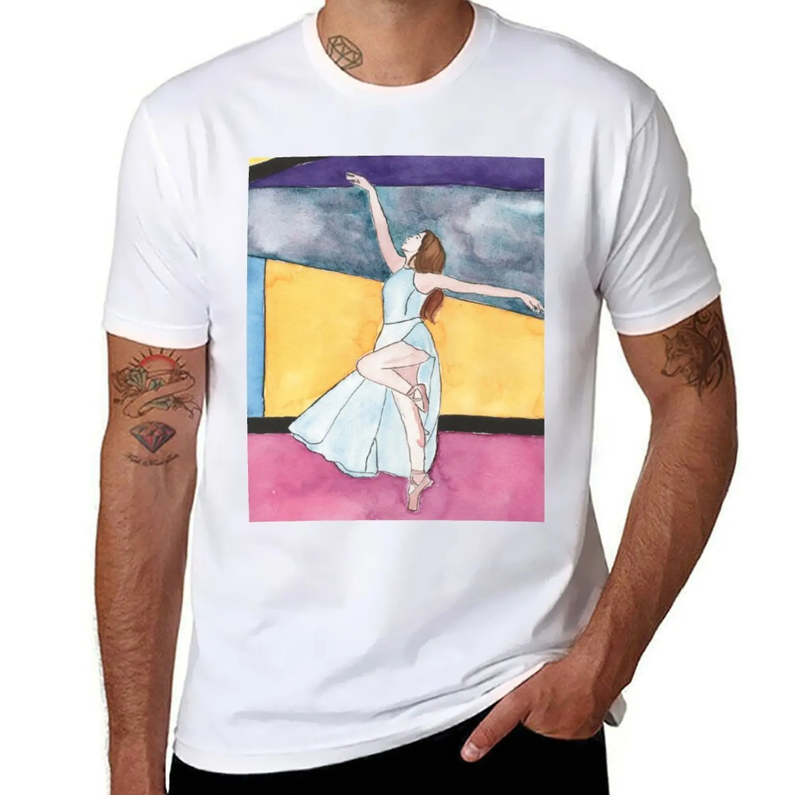 

Ballet Dancer T-Shirt man t shirt cotton high quality man t shirts graphic T-Shirt