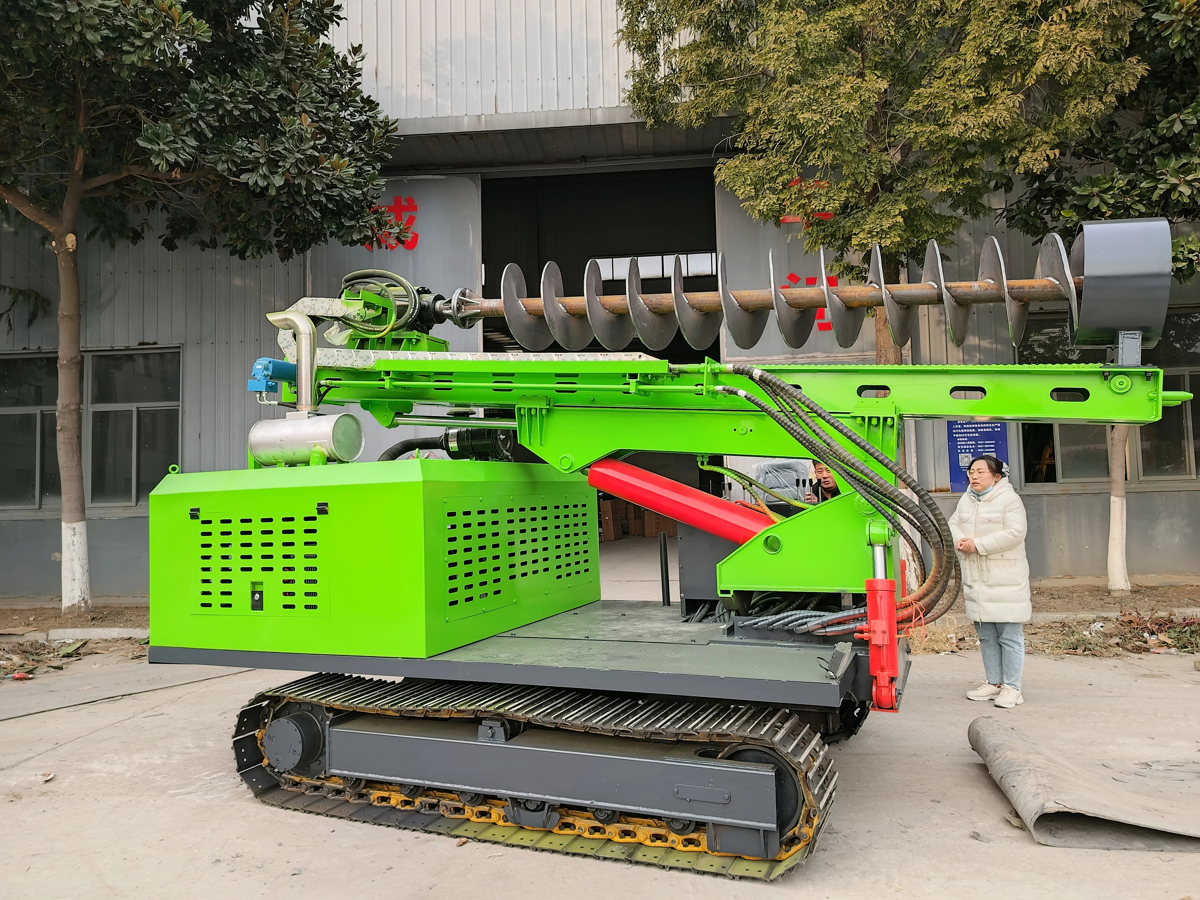 Ground Screw Machine Solar Pile Driver Drilling And Piling Rigs Pile Drivers