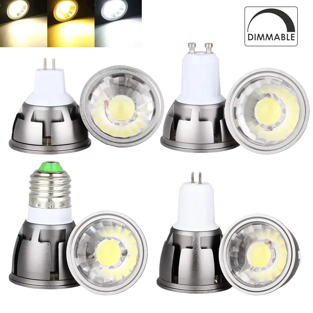 

Dimmable Led Spotlights 6W 9W 12W Downlight Luminaire Ceiling Replace Living Bulbs Night Warm 220V Home Bulb E27 COB 12V