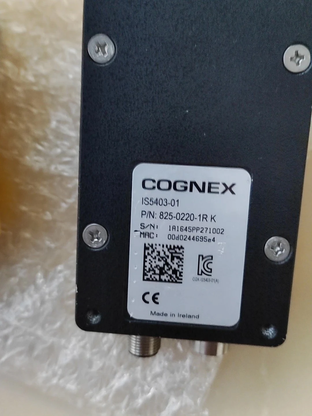 COGNEX Vision Sensor IS5403-01 Orange Beautiful, Function Packed