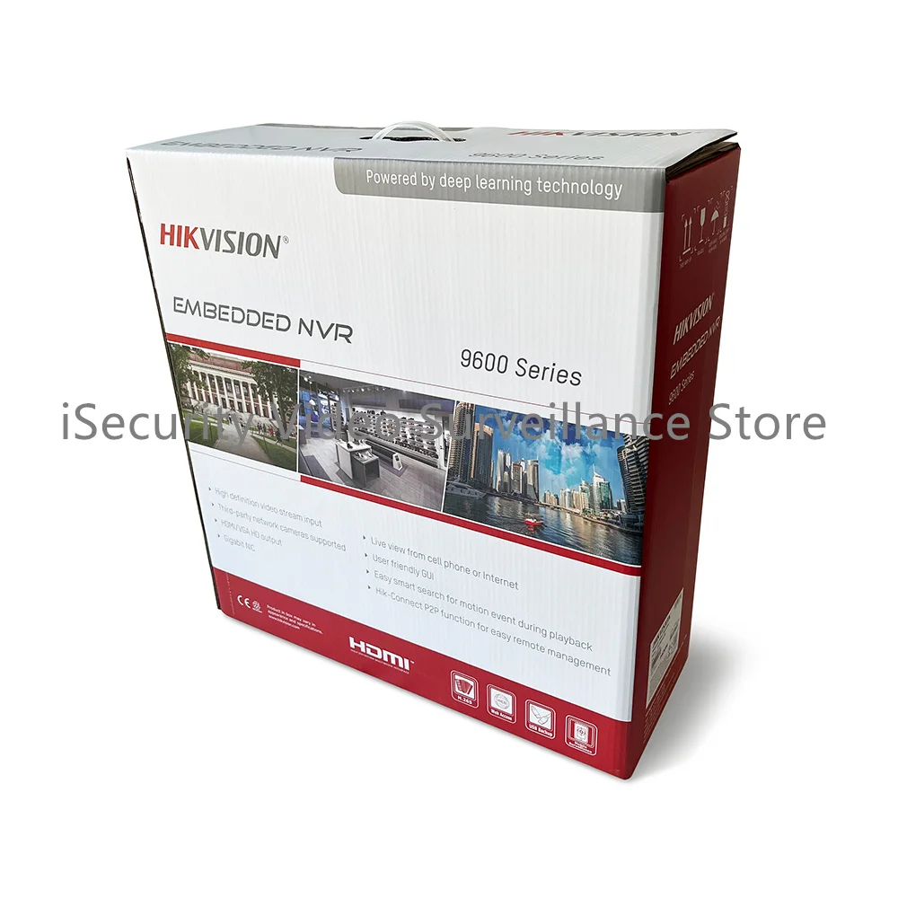 

H​ikvision DS-9664NI-M8 64-Channel 8K NVR 64CH H.265+ HDMI VGA 8 SATA Enterprise NVR Network Video Recorder